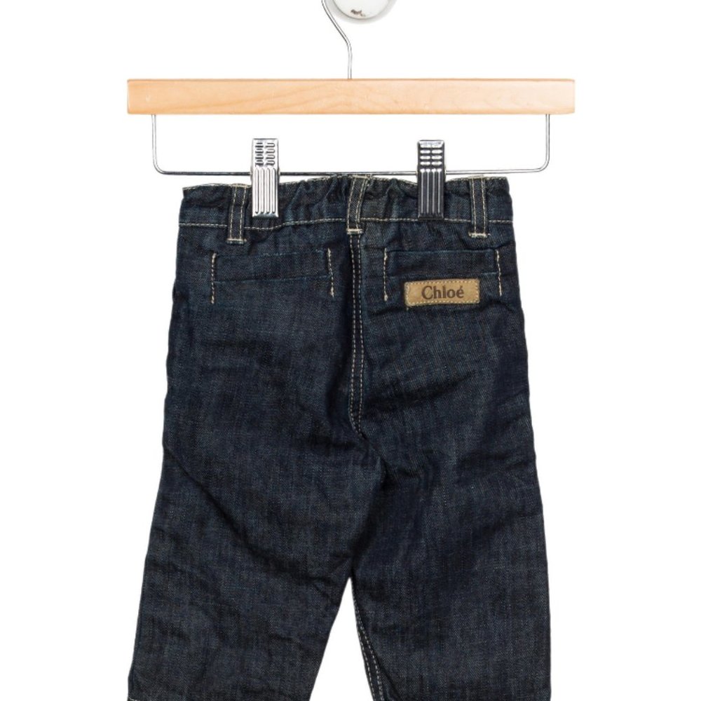 Chloe Girls' Contrast-Stitched Jeans 6m